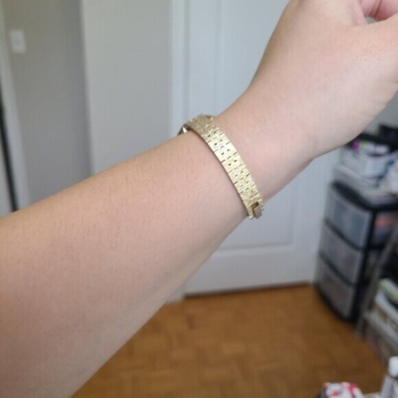 Ladies Vintage Retro Phasar Quartz Gold Tone Analog Watch Stainless Steel - Picture 4 of 13